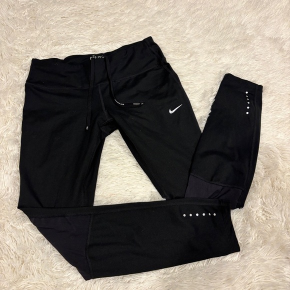 Nike Women's Epic Run Tight Fit Black Running Tight 872261-011 Size Medium - Picture 8 of 14